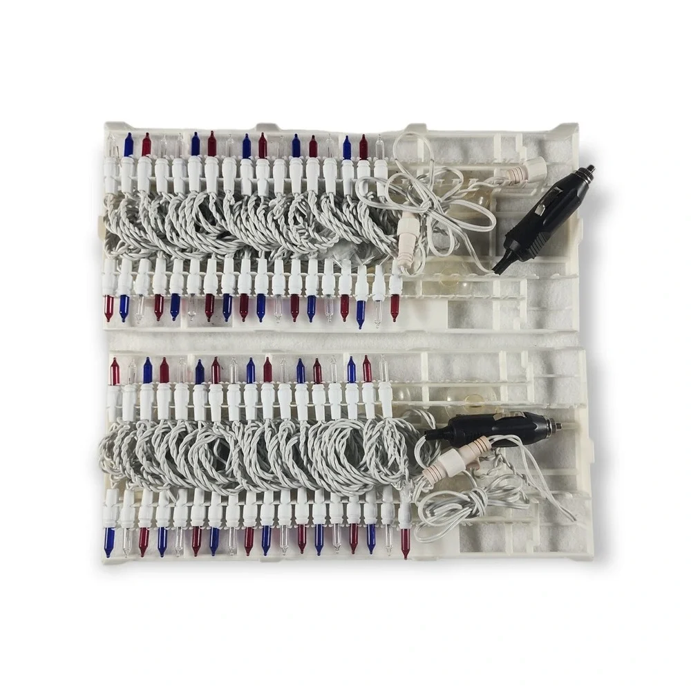 Luminosity Unlimited Patriots‎ Pride 12v Cigarette Lighter Plug-in String Lights